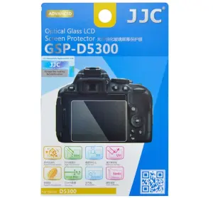  JJC-n&auml;yt&ouml;nsuojus Nikon D5300/D5500/D5600 -mallille, optinen lasi 9H Kamda &ndash; nopea toimitus ja turvallinen verkkokauppa