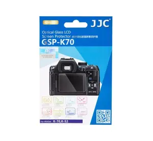  JJC-n&auml;yt&ouml;nsuojus Pentax K70/K-S2 -mallille, optinen lasi 9H Kamda &ndash; nopea toimitus ja turvallinen verkkokauppa