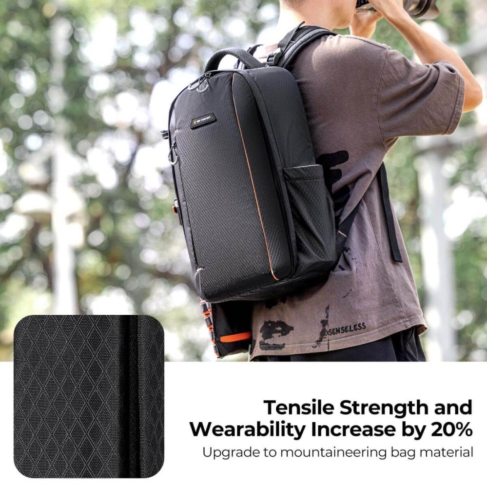  K&F Concept Beta 18L Kameraryggsäck med ett stort förvaringsfack för kameran