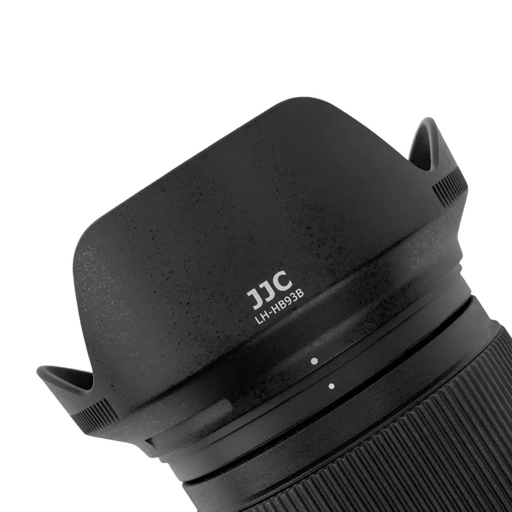  JJC LH-HB93B vastavalosuoja Nikon Z 24-105mm f/4-7.1 -objektiiville Kamda – nopea toimitus ja turvallinen verkkokauppa