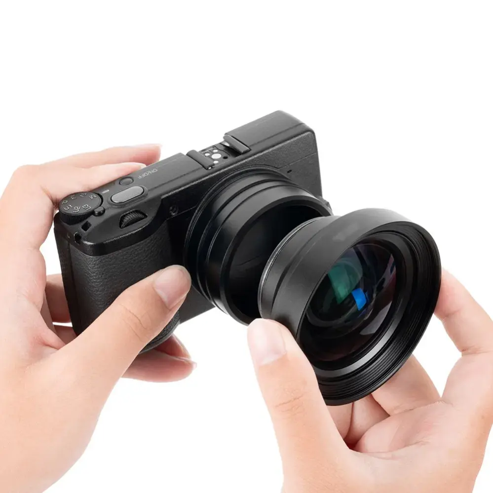  JJC AR-GR3B 49 mm suodinsovitin Ricoh GR III & GR III HDF -kameroille Kamda – nopea toimitus ja turvallinen verkkokauppa