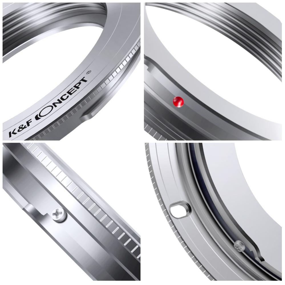  K&F Concept Objektivadapter till M42 objektiv för Canon EOS kamerahus