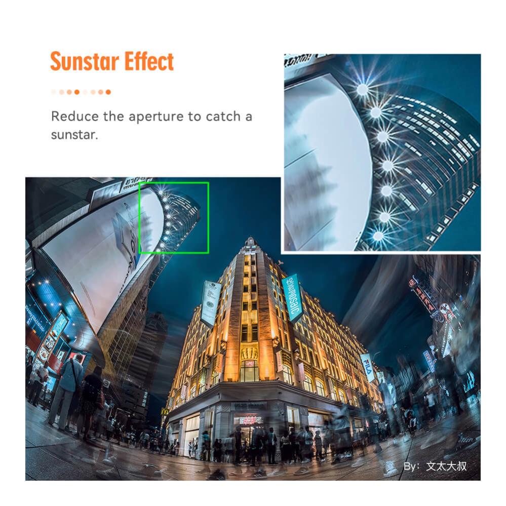  TTArtisan 11mm f/2,8 Fisheye Nikon Z -kameroille (täyskenno)