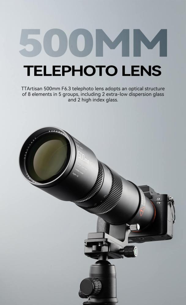  TTArtisan 500mm f/6,3 Leica L -täyskennoille Kamda – nopea toimitus ja turvallinen verkkokauppa