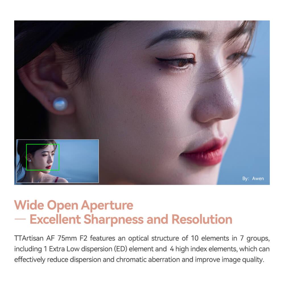  TTArtisan AF 75mm f/2,0 för Leica L (Fullformat)