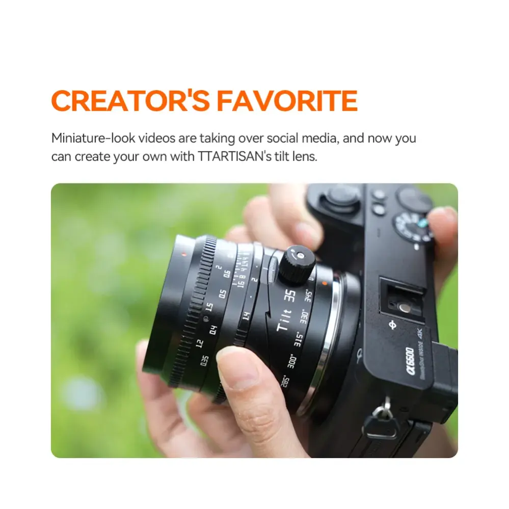  TTArtisan Tilt 35mm f/1,4 för Nikon Z (APS-C)