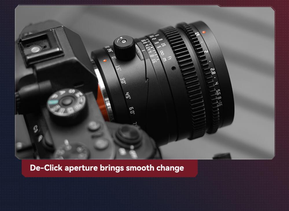  TTArtisan Tilt 50 mm f/1,4 Canon RF -objektiivi (täyskenno)