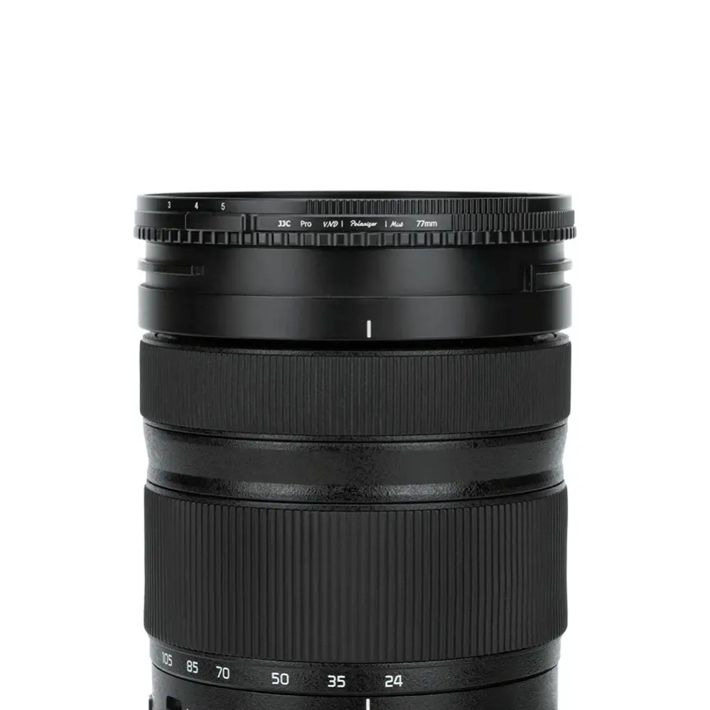  JJC 3-in-1-suodatin säädettävällä ND:llä, CPL:llä ja Black Mist 1/4 -tehosteella
