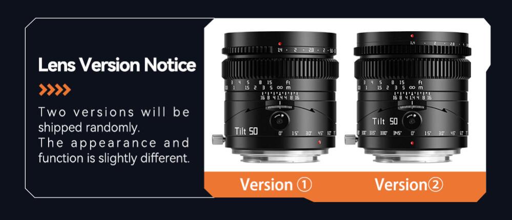  TTArtisan Tilt 50 mm f/1,4 Canon RF -objektiivi (täyskenno)