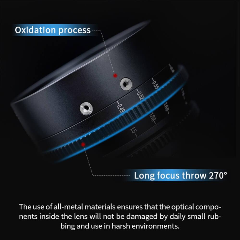  7Artisans 25mm T1.05 Vision Cinema Canon RF -kameroille (APS-C)