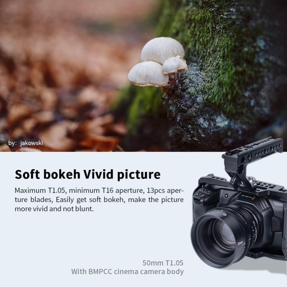  7Artisans 25mm T1.05 Vision Cinema Canon RF -kameroille (APS-C)