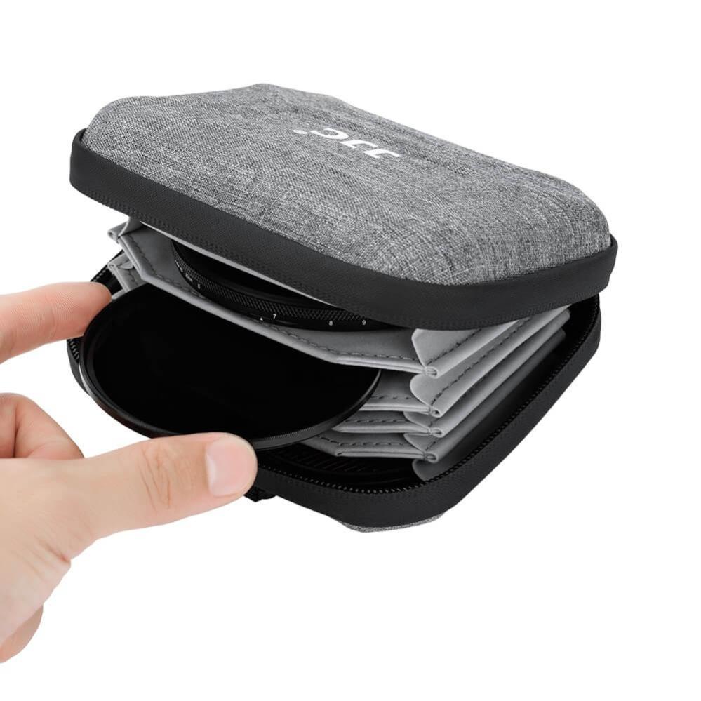  JJC suodatinkotelo/laukku 4 suodattimelle, enintään 95 mm