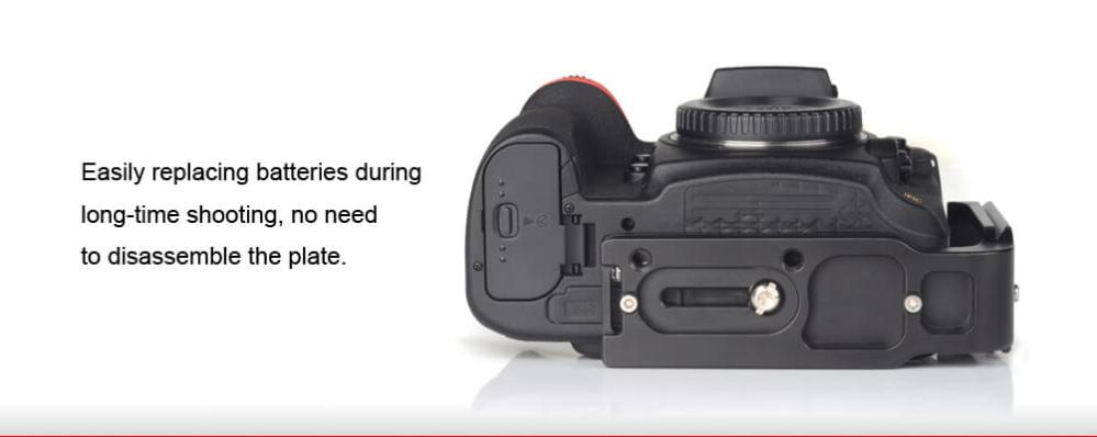  Sunwayfoto L-Bracket för Nikon D810/D800/D800E