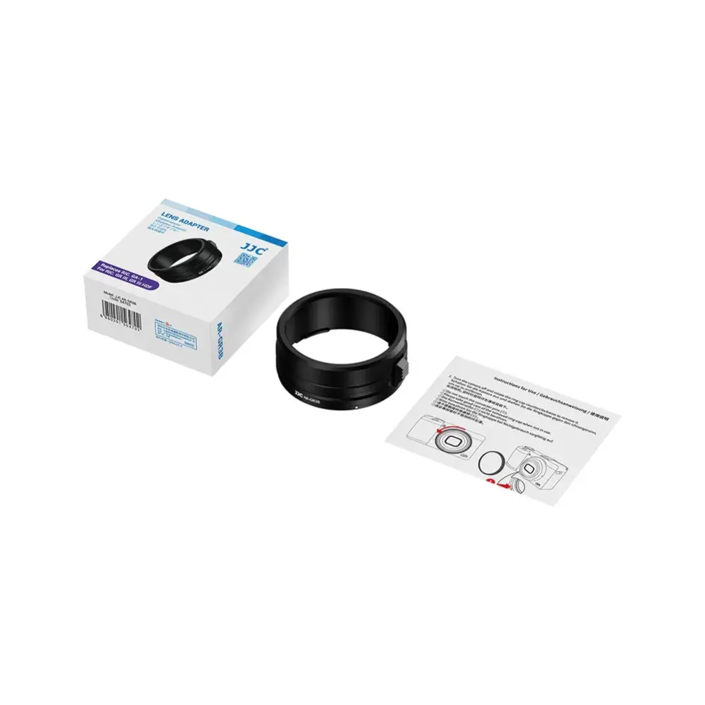  JJC AR-GR3B 49 mm suodinsovitin Ricoh GR III & GR III HDF -kameroille Kamda – nopea toimitus ja turvallinen verkkokauppa