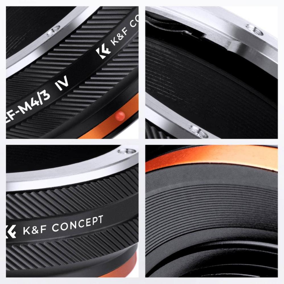  K&F Concept Objektivadapter IV Pro till Canon EF-objektiv för Micro 4/3