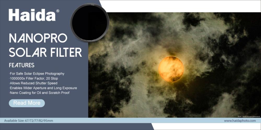  Haida NanoPro One Million X Edition ND-suodin 20 askelta – aurinkosuodin