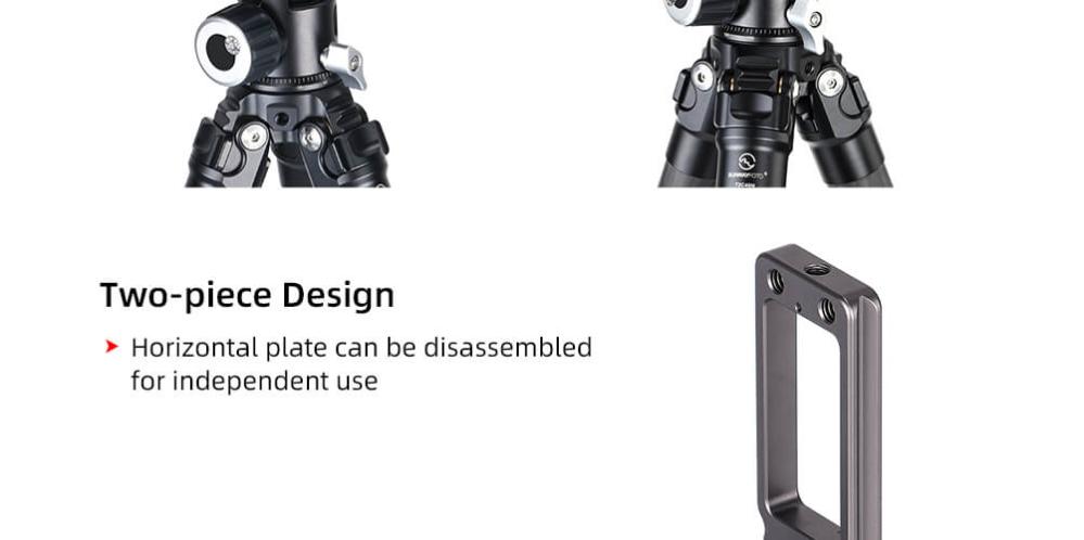  Sunwayfoto L-Bracket universal för systemkameror Arca Swiss QD-hål