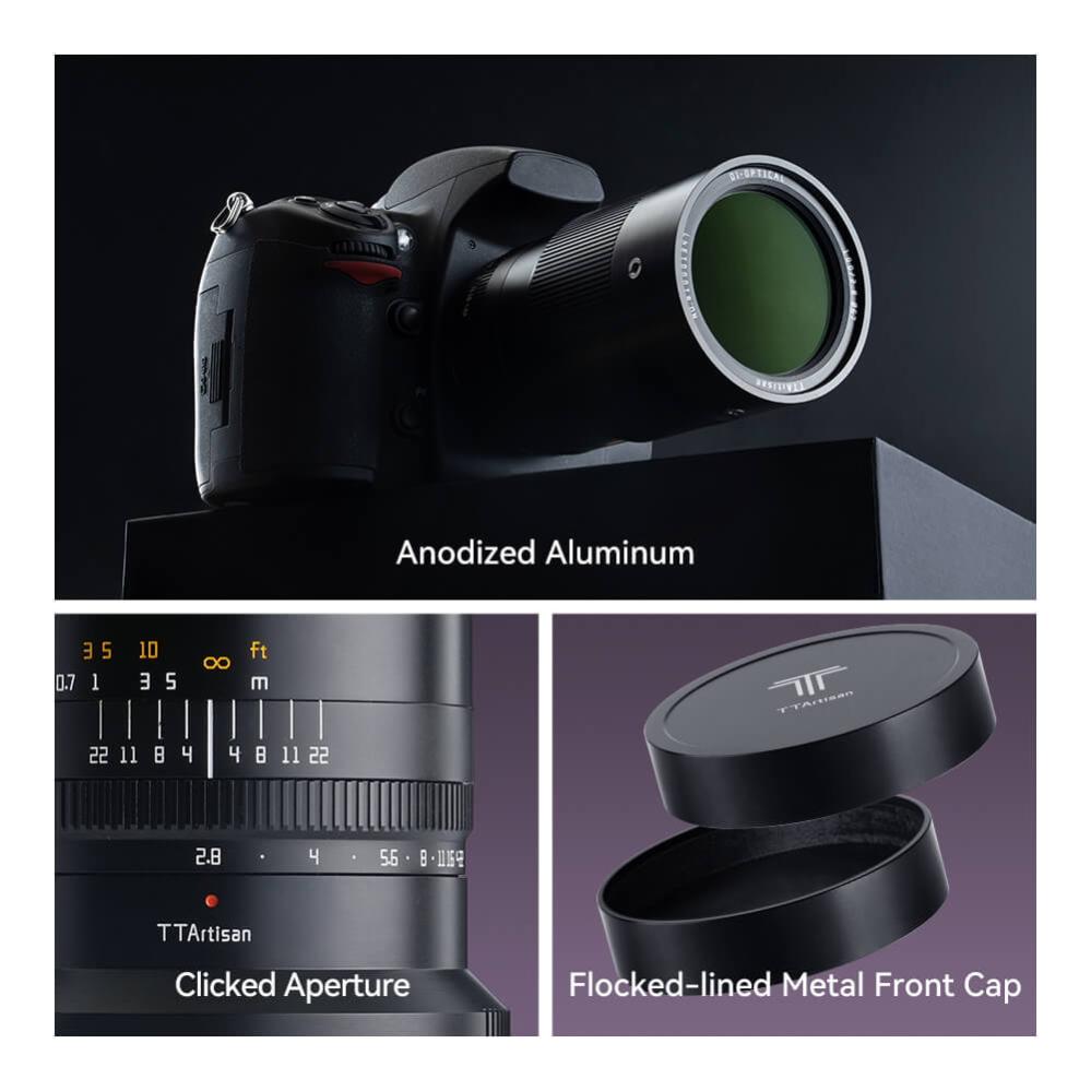  TTArtisan 100mm f/2,8 Makro 2x Fujifilm GFX -kameroille