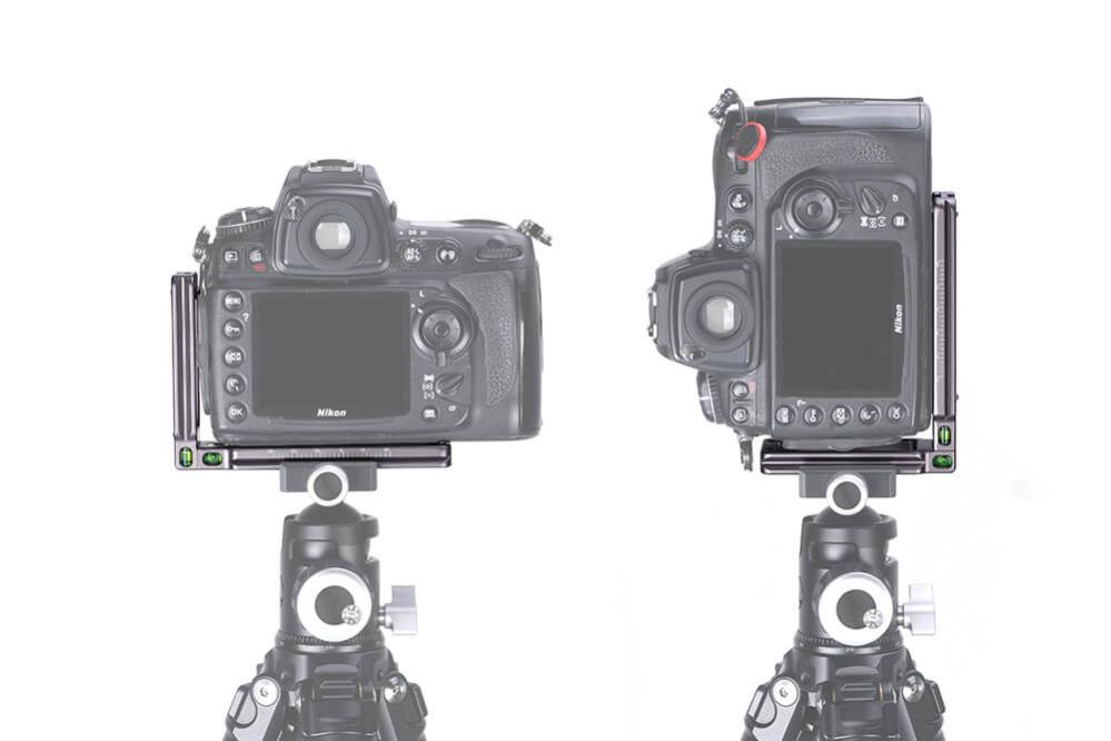  Sunwayfoto L-Bracket universal för systemkameror Arca Swiss QD-hål