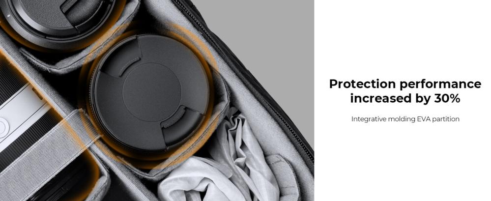  K&F Concept Beta 18L kamerareppu suurella säilytystilalla kameralle