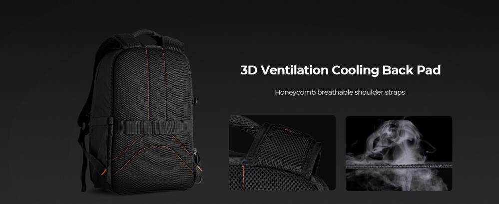  K&F Concept Beta 18L kamerareppu suurella säilytystilalla kameralle