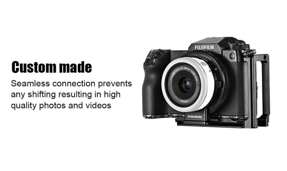  Sunwayfoto L-kiinnike Fujifilm GFX100S:lle