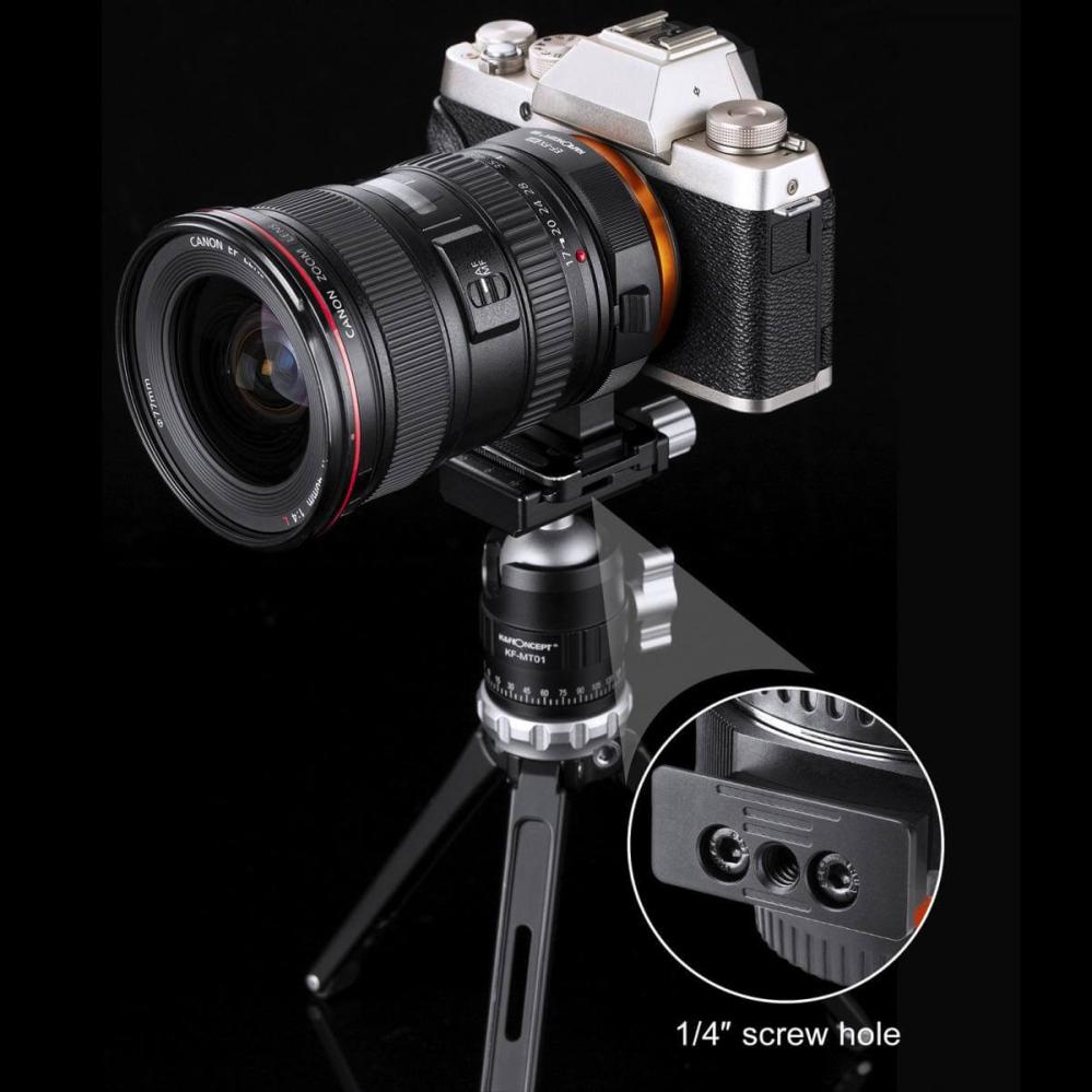  K&F Concept Objektivadapter elektronisk till Canon EF för Fujifilm X Kamerahus