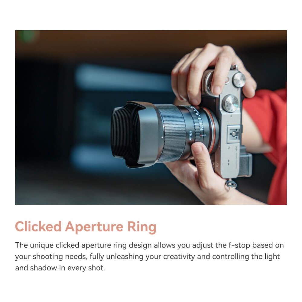  TTArtisan AF 75mm f/2.0 Fujifilm X (täyskenno) -objektiivi Kamda – nopea toimitus ja turvallinen verkkokauppa