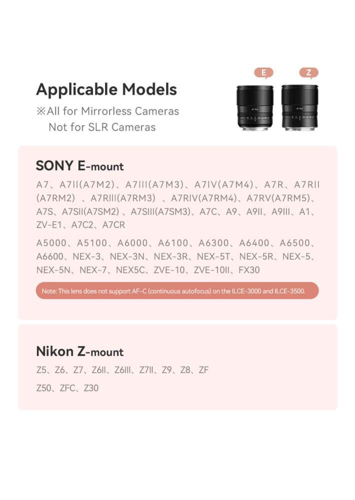  TTArtisan AF 75mm f/2.0 Fujifilm X (täyskenno) -objektiivi Kamda – nopea toimitus ja turvallinen verkkokauppa