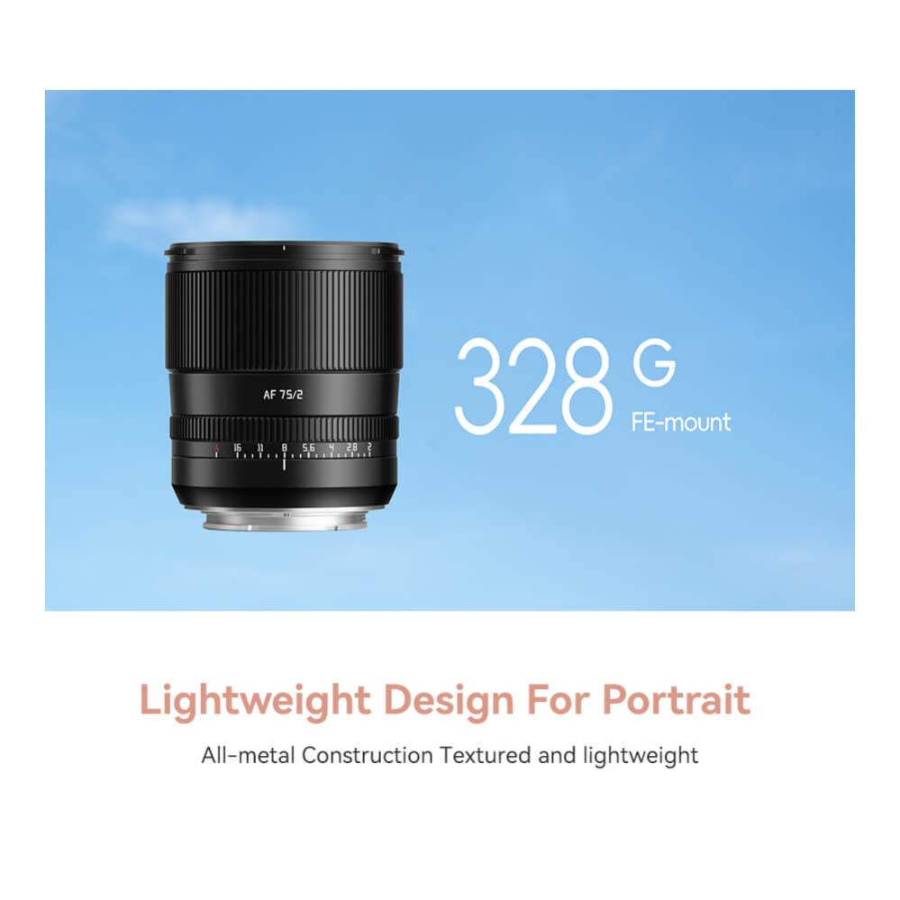  TTArtisan AF 75mm f/2.0 Fujifilm X (täyskenno) -objektiivi Kamda – nopea toimitus ja turvallinen verkkokauppa
