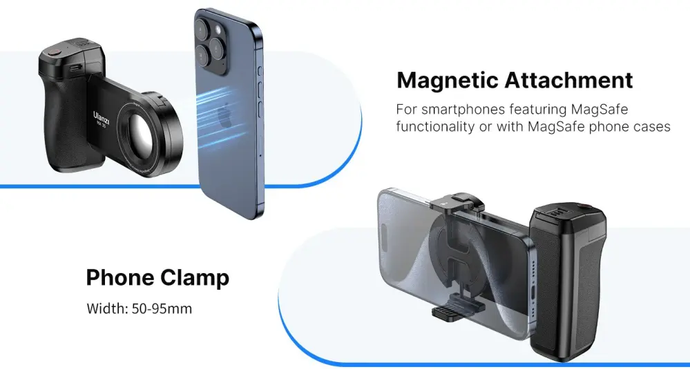  Ulanzi MA35 Bluetooth Mobilgrepp med MagSafe