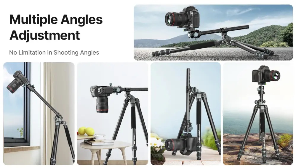  Ulanzi MT-59 Robust rese- och makrostativ i aluminium med monopodfunktion