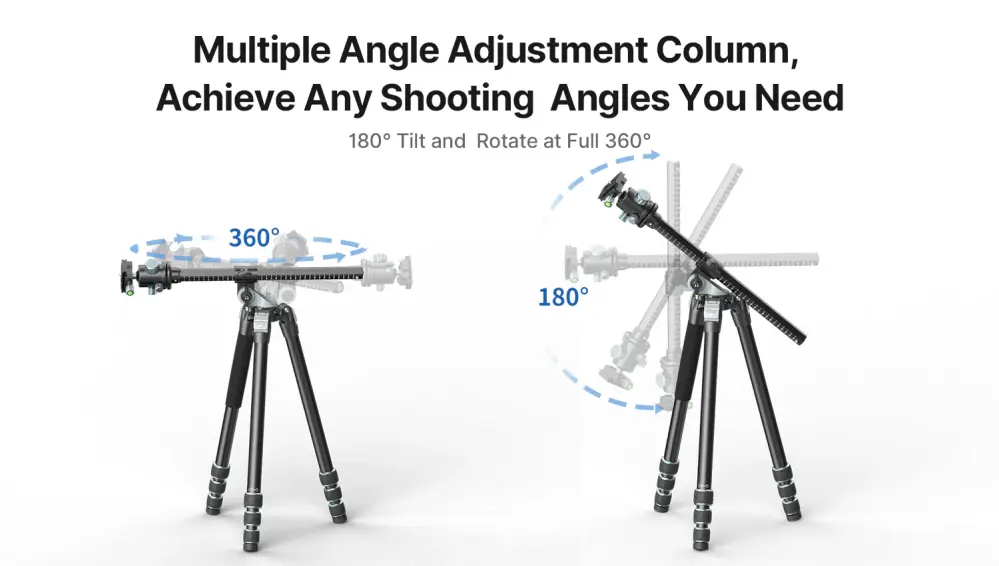  Ulanzi MT-59 Robust rese- och makrostativ i aluminium med monopodfunktion