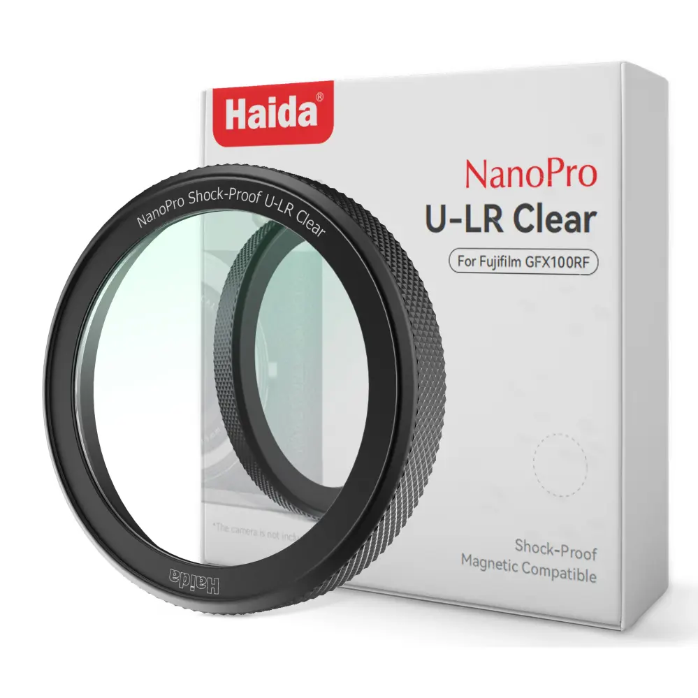  Haida NanoPro U-LR Clear-suodatin Fujifilm GFX100RF:lle Kamda – nopea toimitus ja turvallinen verkkokauppa