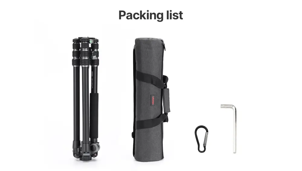  Ulanzi MT-59 Robust rese- och makrostativ i aluminium med monopodfunktion