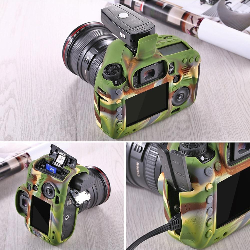  Puluz Silikonfodral för Canon EOS 5D Mark III / 5D3 Kamouflage