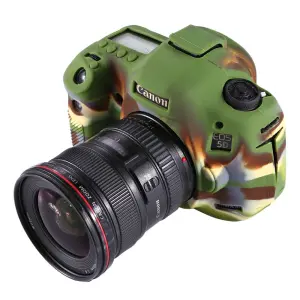  Puluz Silikonfodral f&ouml;r Canon EOS 5D Mark III / 5D3 Kamouflage Kamda &ndash; nopea toimitus ja turvallinen verkkokauppa