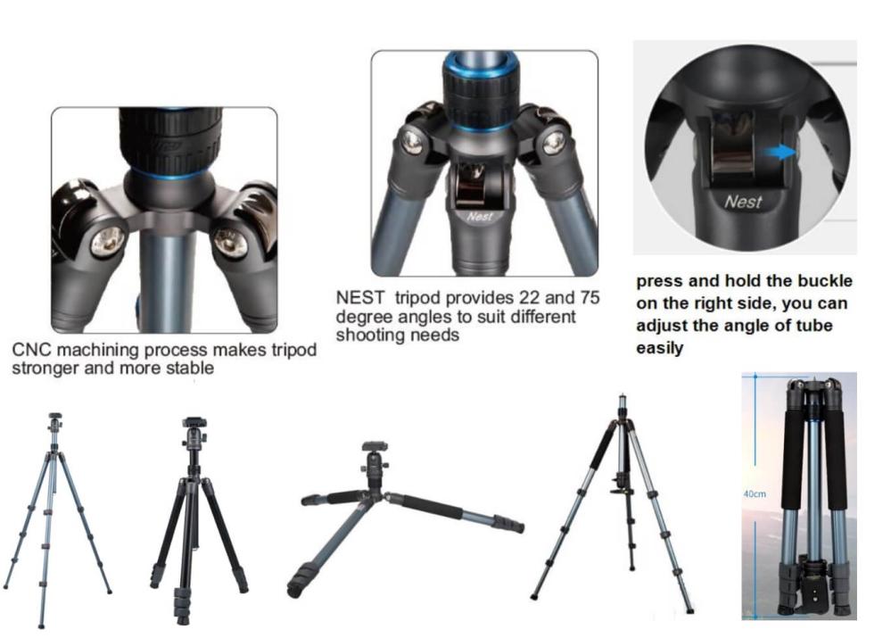  NEST Kamerastativ 150cm Pioneer NT-264K