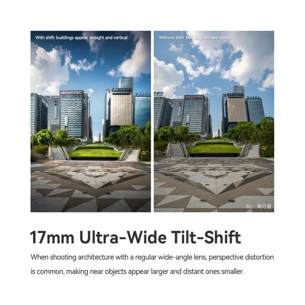  TTArtisan Tilt-Shift 17mm f/4 Fujifilm GFX -kameroille (täyskenno) Kamda – nopea toimitus ja turvallinen verkkokauppa