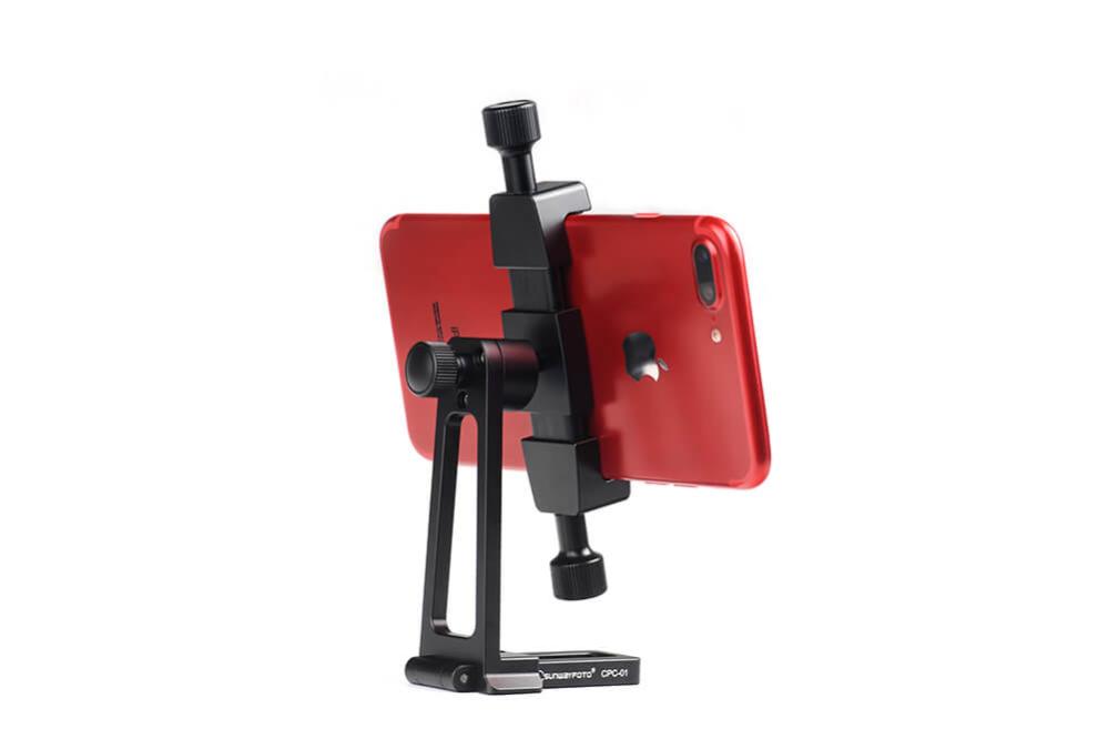  Sunwayfoto Mobilhållare/mobilställ justerbar 360 grader Arca Swiss type