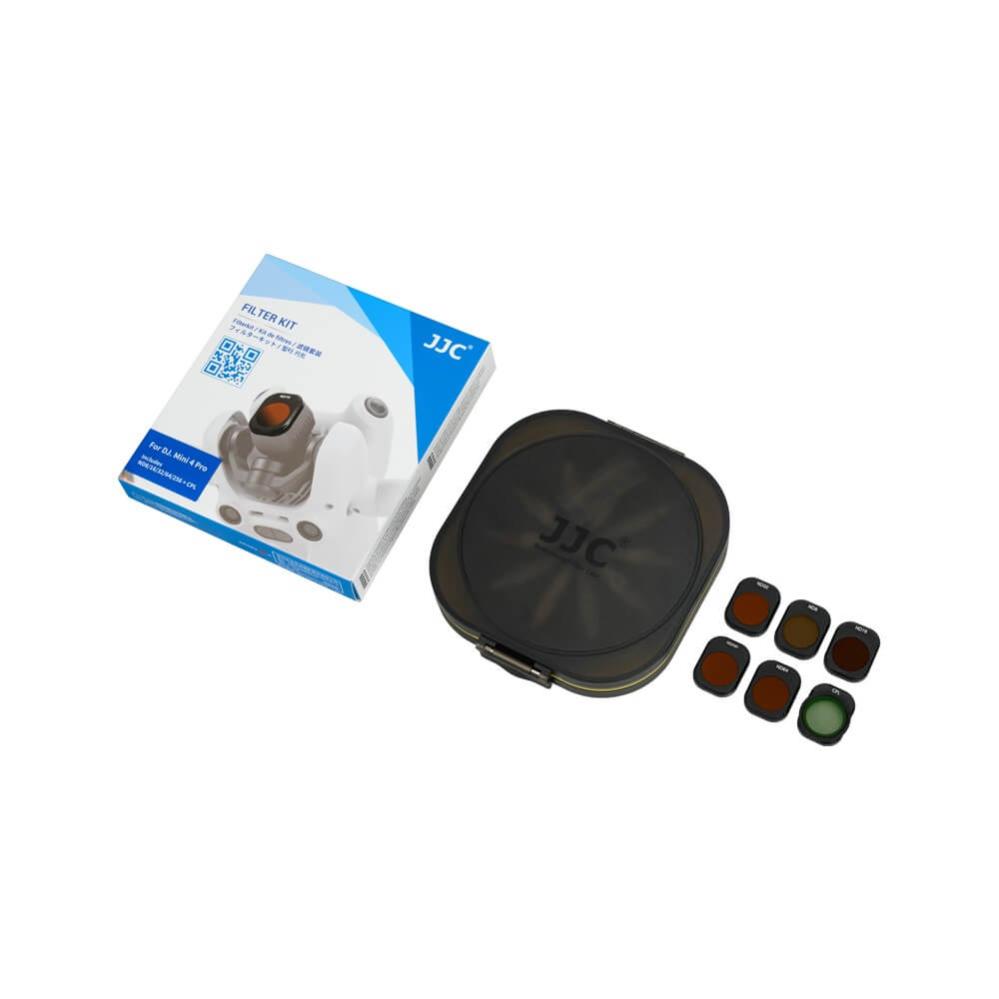  JJC suodatinpaketti ND8 ND16 ND32 ND64 ND256 CPL DJI Mini 4 Pro:lle