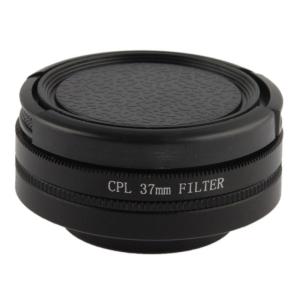  37mm CPL-filter & adapter till f&ouml;r GoPro 3, 3+, 4 (37mm)