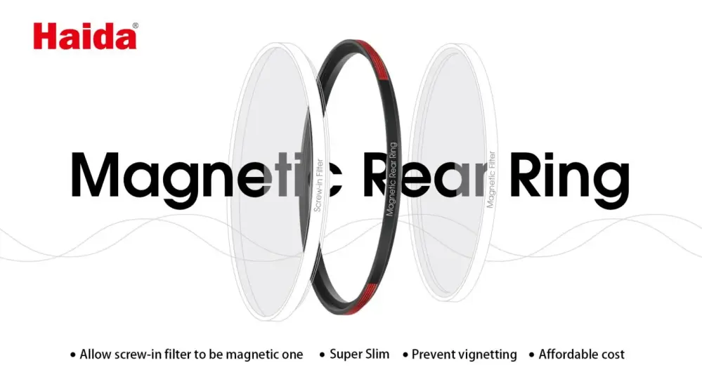  Haida magneettinen takapuolen adapterirengas – tekee suotimista magneettisia