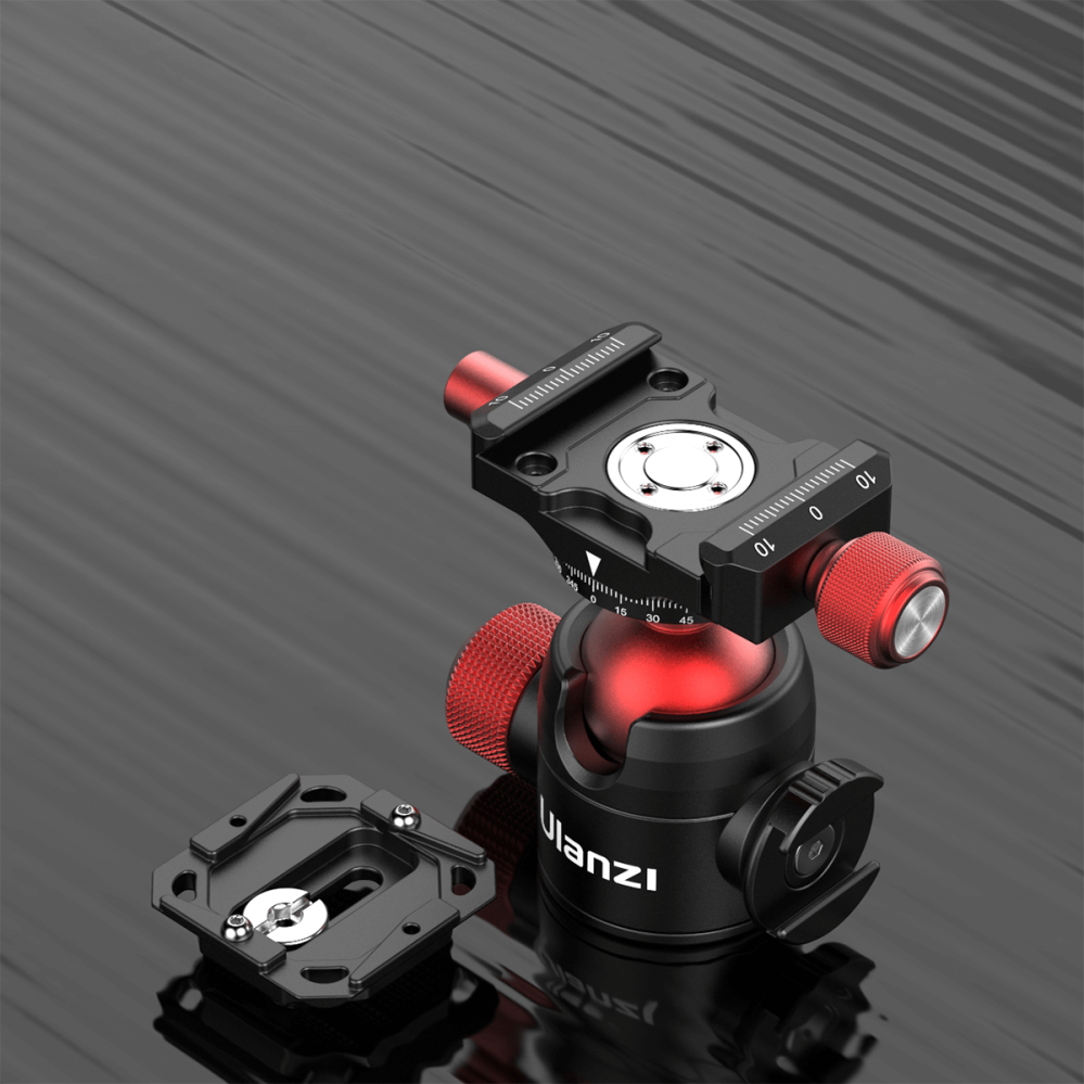  Ulanzi Kulhuvud med panoramaindexering och blixtskofäste