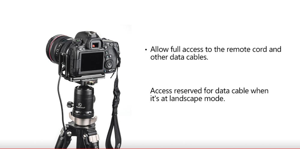  Sunwayfoto L-Bracket för Canon EOS 6D Mark II