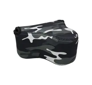  JJC OC-S2 kameralaukku peilitt&ouml;m&auml;lle j&auml;rjestelm&auml;kameralle &ndash; maastokuvio harmaa