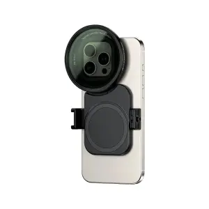  JJC MFS-NDK Magnetisk Filteradapter & Justerbart ND-Filter f&ouml;r iPhone 14/15/16