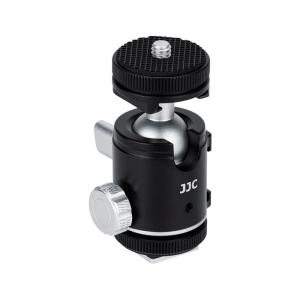  JJC Liten kulled med blixtsko f&ouml;r kamera/bur 1/4-tums g&auml;nga