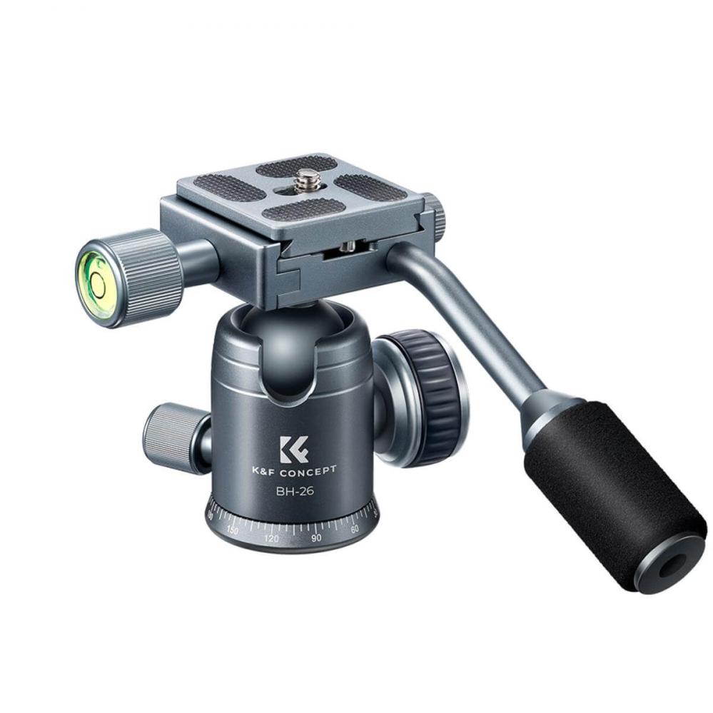 K&F Concept BH-26 Kulled med panoramaindexering med spak Kamda – nopea toimitus ja turvallinen verkkokauppa