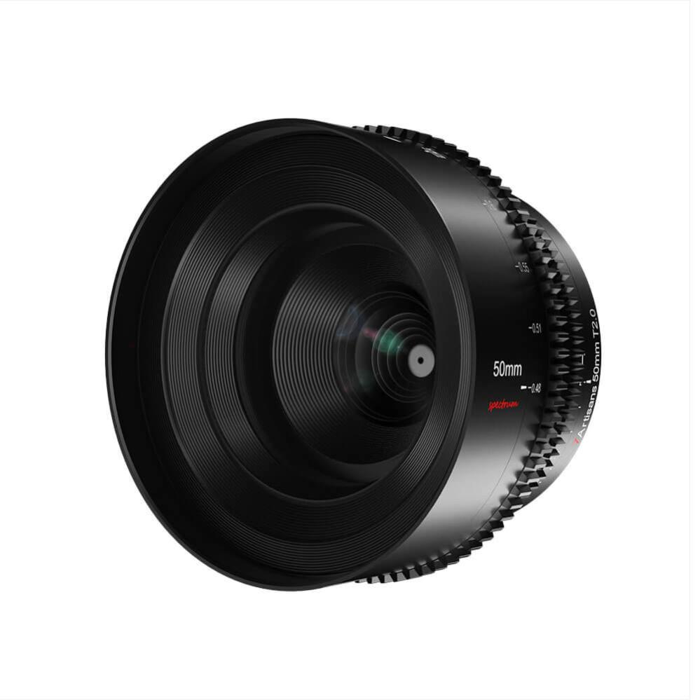 7Artisans 50mm T2.0 Full Frame Cinema Canon RF -kameroille